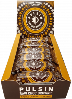 Pulsin Brownie Salted Caramel & Peanut 18x35g