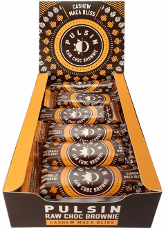 Pulsin Brownie  Cashew & Maca Bliss 18x35g