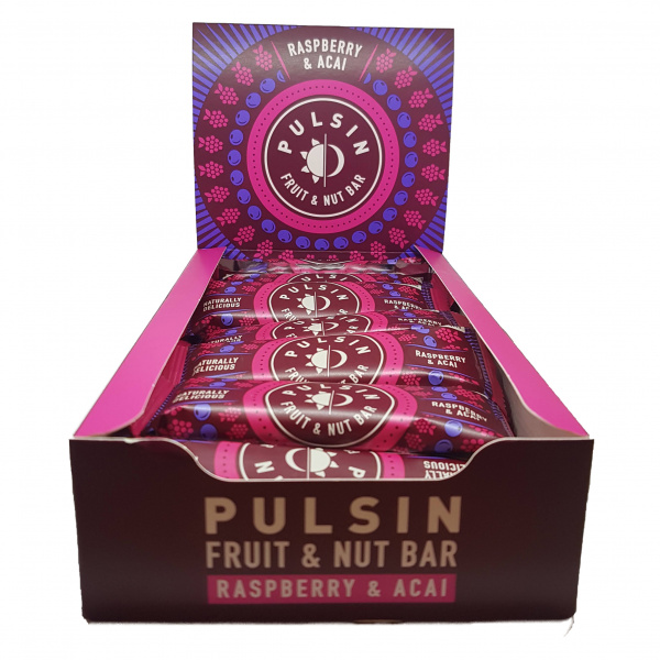 Pulsin Fruit & Raspberry & Acai (18x35g)