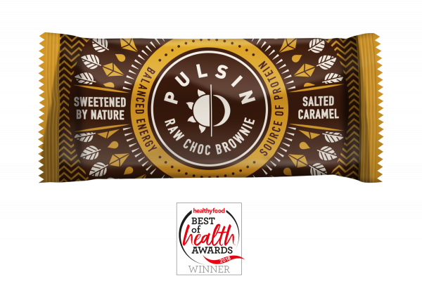 Pulsin Salted Caramel Raw Choc Brownie