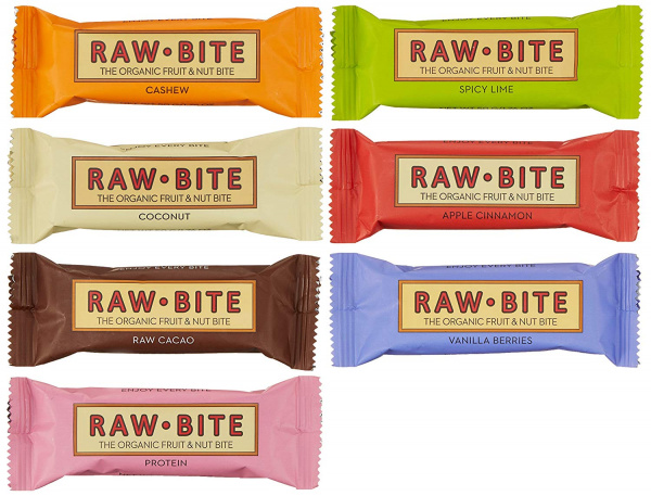 BIO Raw Bite Rohkost (7 Riegel) MIX (1x350g)