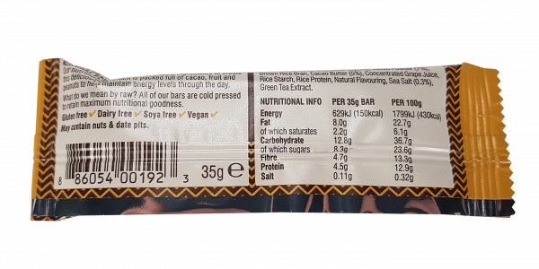 Salted Caramel & Peanut  Riegel 35g F